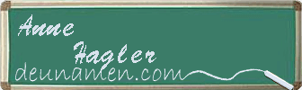 Anne Hagler Visitenkarte